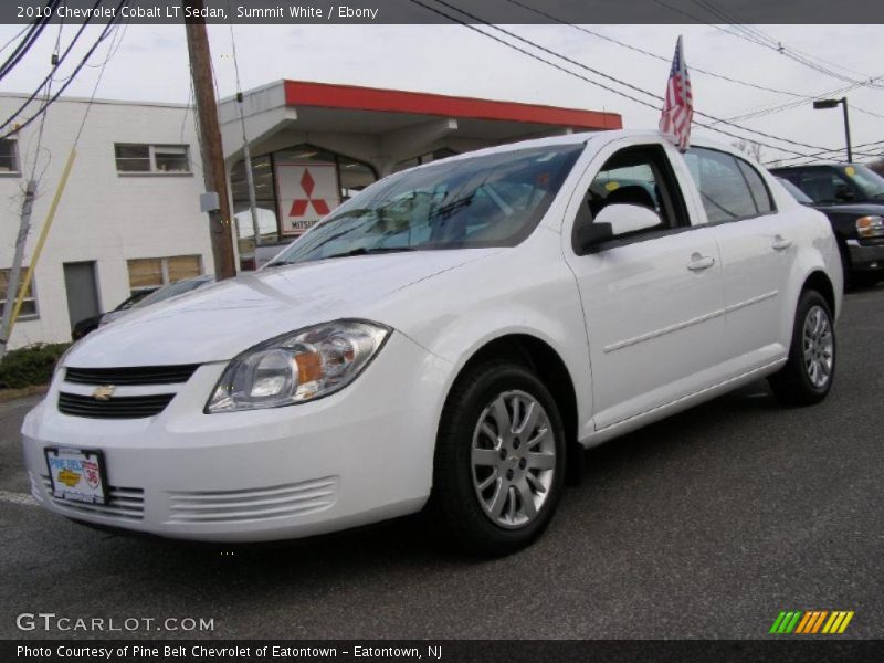 Summit White / Ebony 2010 Chevrolet Cobalt LT Sedan
