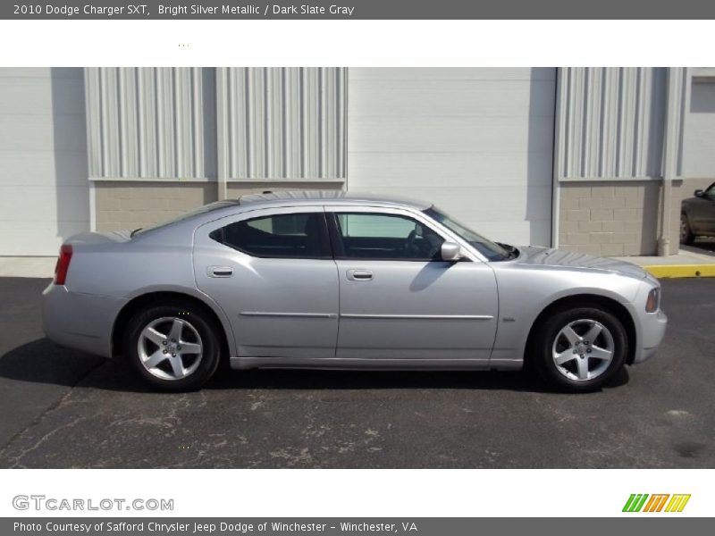 Bright Silver Metallic / Dark Slate Gray 2010 Dodge Charger SXT