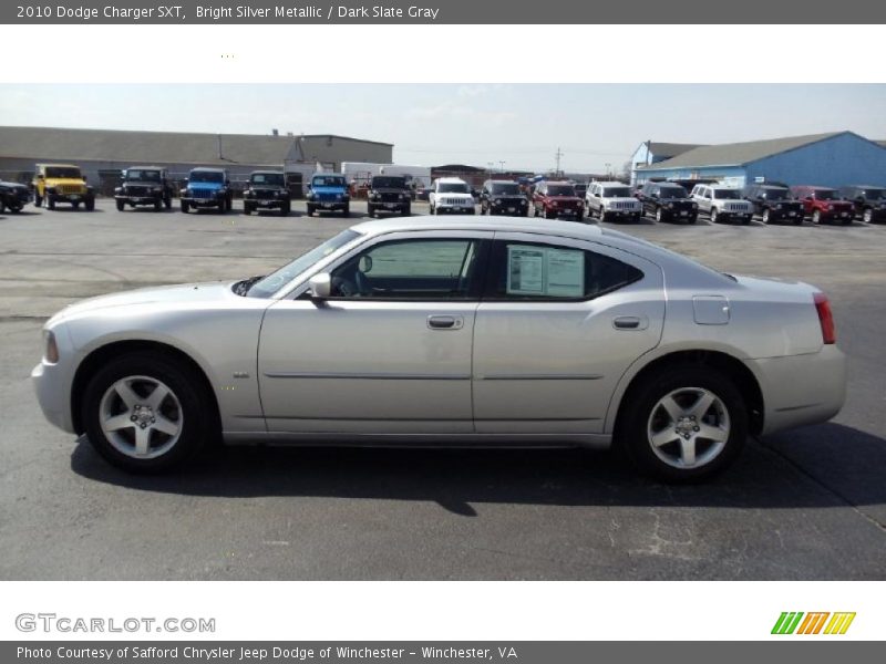Bright Silver Metallic / Dark Slate Gray 2010 Dodge Charger SXT