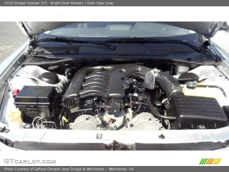 Bright Silver Metallic / Dark Slate Gray 2010 Dodge Charger SXT