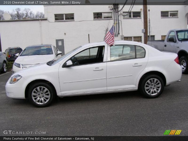 Summit White / Ebony 2010 Chevrolet Cobalt LT Sedan