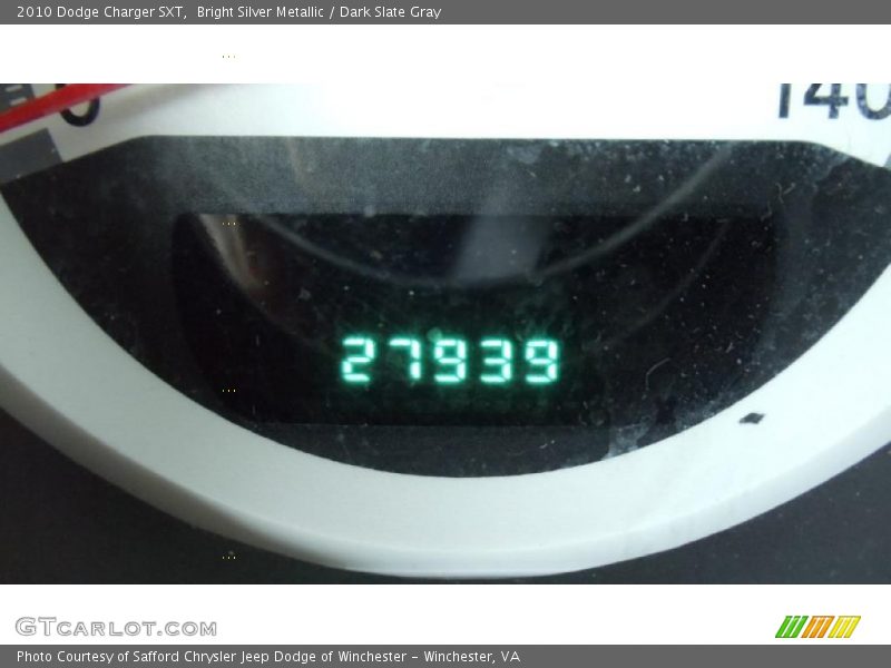 Bright Silver Metallic / Dark Slate Gray 2010 Dodge Charger SXT