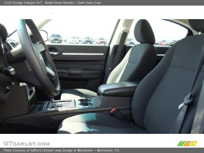 Bright Silver Metallic / Dark Slate Gray 2010 Dodge Charger SXT