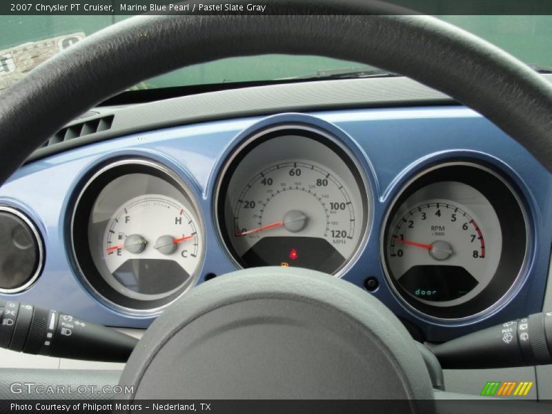 Marine Blue Pearl / Pastel Slate Gray 2007 Chrysler PT Cruiser