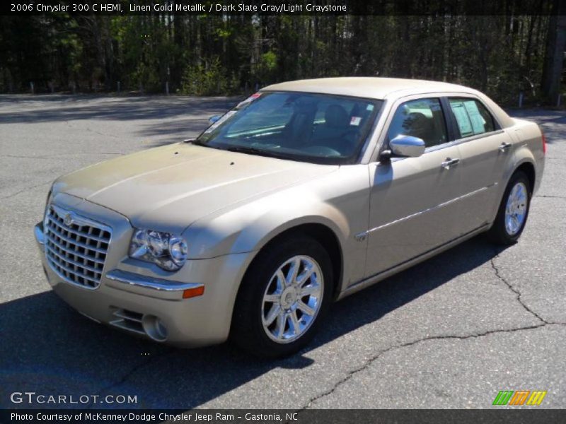 Linen Gold Metallic / Dark Slate Gray/Light Graystone 2006 Chrysler 300 C HEMI
