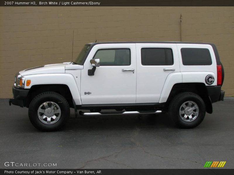 Birch White / Light Cashmere/Ebony 2007 Hummer H3