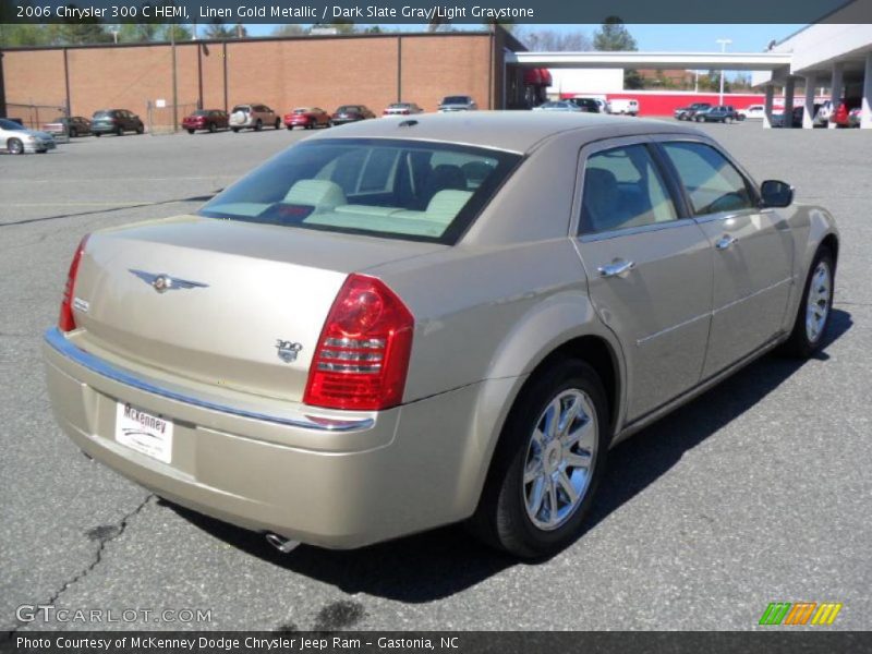Linen Gold Metallic / Dark Slate Gray/Light Graystone 2006 Chrysler 300 C HEMI