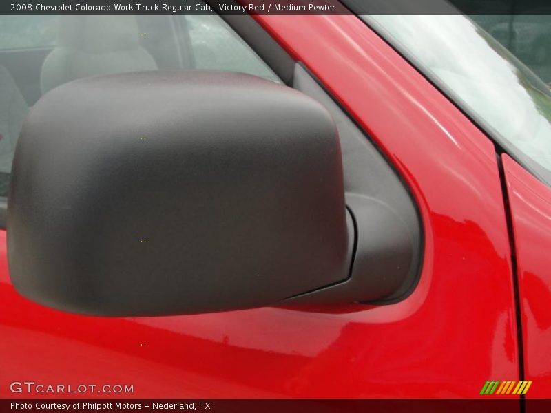 Victory Red / Medium Pewter 2008 Chevrolet Colorado Work Truck Regular Cab