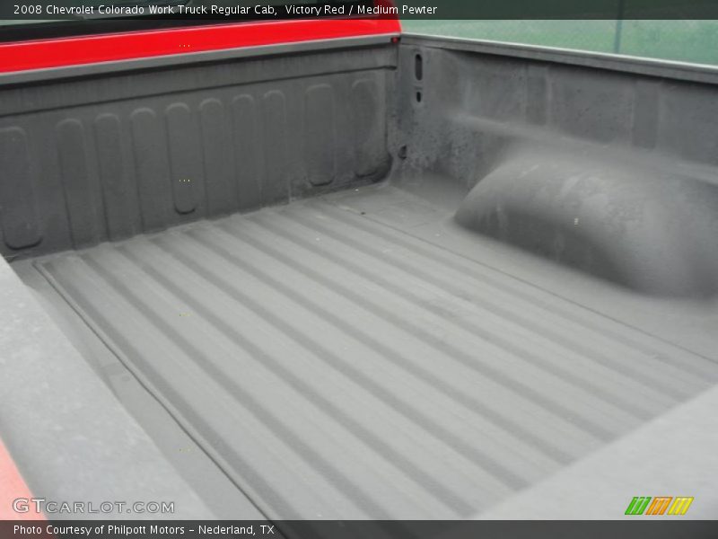 Victory Red / Medium Pewter 2008 Chevrolet Colorado Work Truck Regular Cab