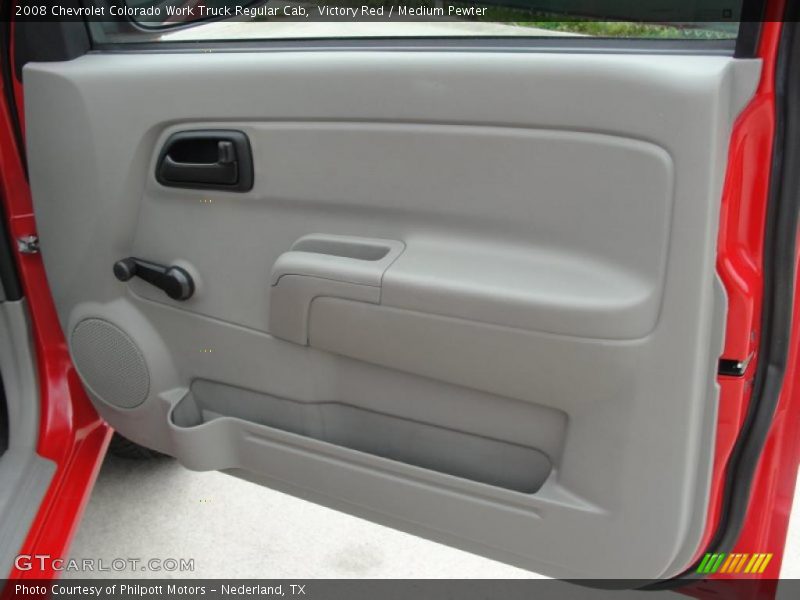 Victory Red / Medium Pewter 2008 Chevrolet Colorado Work Truck Regular Cab