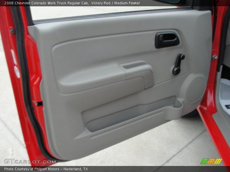 Victory Red / Medium Pewter 2008 Chevrolet Colorado Work Truck Regular Cab