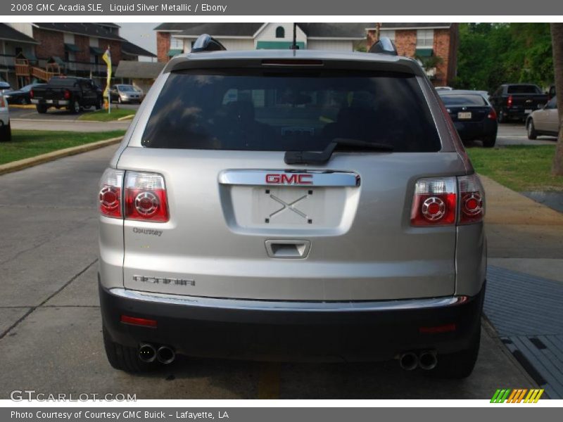 Liquid Silver Metallic / Ebony 2008 GMC Acadia SLE