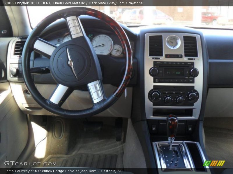 Linen Gold Metallic / Dark Slate Gray/Light Graystone 2006 Chrysler 300 C HEMI
