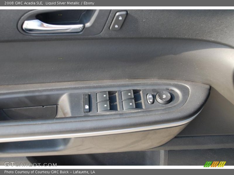 Liquid Silver Metallic / Ebony 2008 GMC Acadia SLE