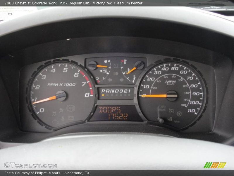  2008 Colorado Work Truck Regular Cab Work Truck Regular Cab Gauges
