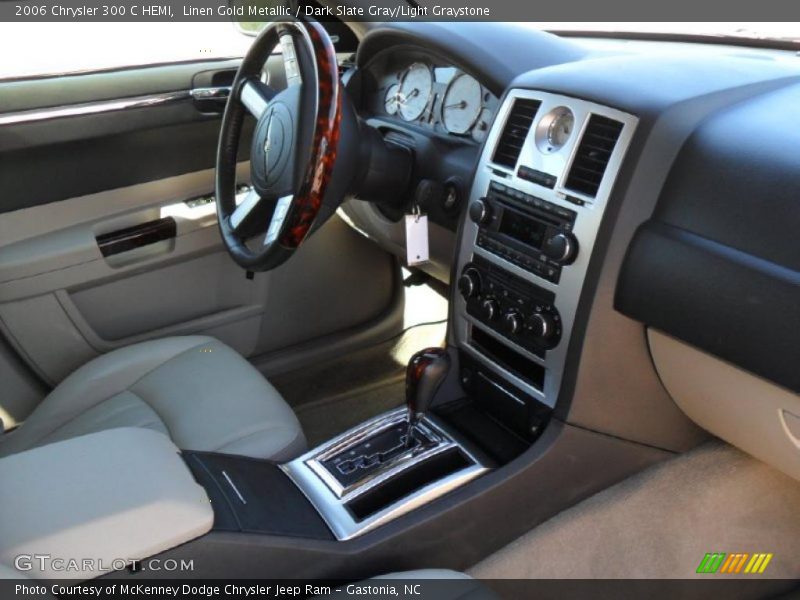 Linen Gold Metallic / Dark Slate Gray/Light Graystone 2006 Chrysler 300 C HEMI