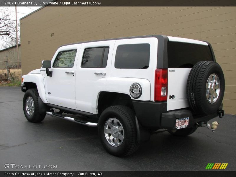 Birch White / Light Cashmere/Ebony 2007 Hummer H3