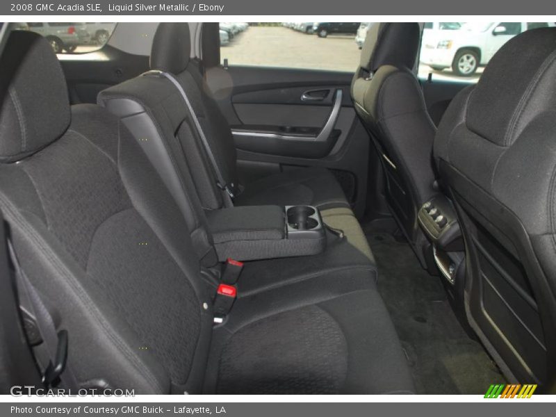 Liquid Silver Metallic / Ebony 2008 GMC Acadia SLE