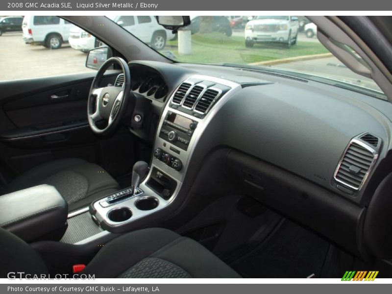 Liquid Silver Metallic / Ebony 2008 GMC Acadia SLE