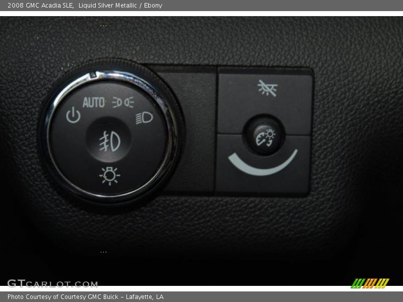 Liquid Silver Metallic / Ebony 2008 GMC Acadia SLE