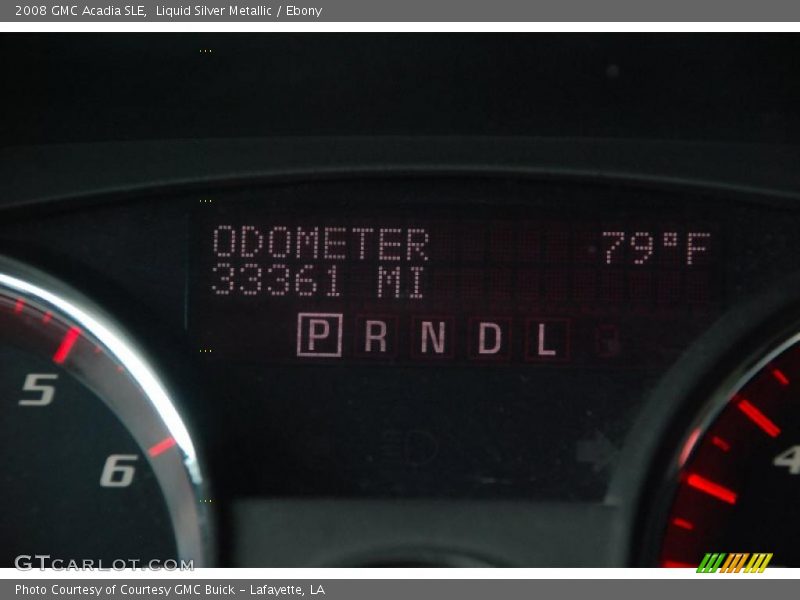 Liquid Silver Metallic / Ebony 2008 GMC Acadia SLE