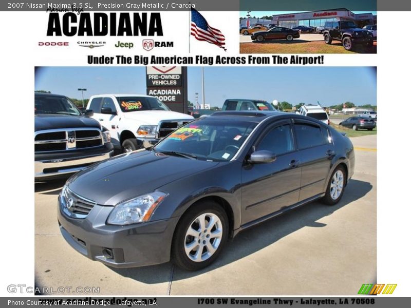 Precision Gray Metallic / Charcoal 2007 Nissan Maxima 3.5 SL