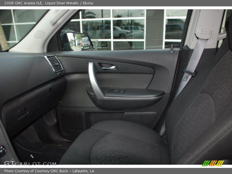 Liquid Silver Metallic / Ebony 2008 GMC Acadia SLE