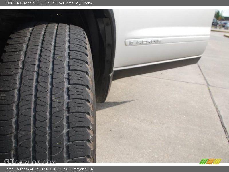 Liquid Silver Metallic / Ebony 2008 GMC Acadia SLE