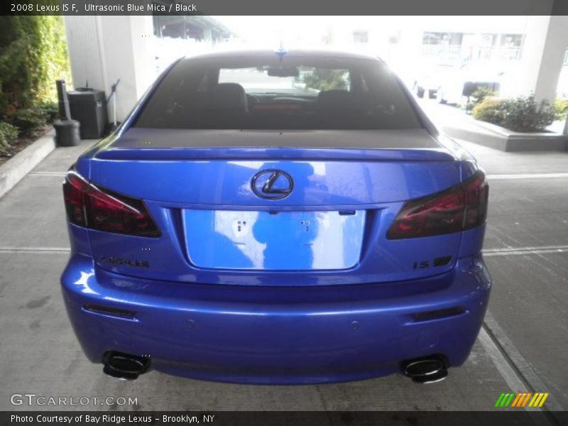 Ultrasonic Blue Mica / Black 2008 Lexus IS F