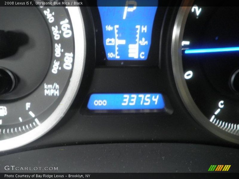 Ultrasonic Blue Mica / Black 2008 Lexus IS F