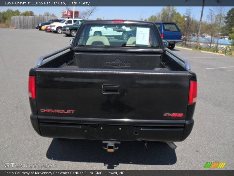 Black / Gray 1994 Chevrolet S10 SS Regular Cab