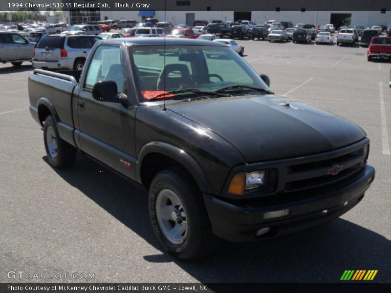 Black / Gray 1994 Chevrolet S10 SS Regular Cab