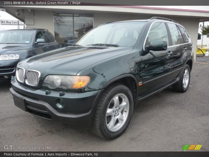 Oxford Green Metallic / Beige 2001 BMW X5 4.4i