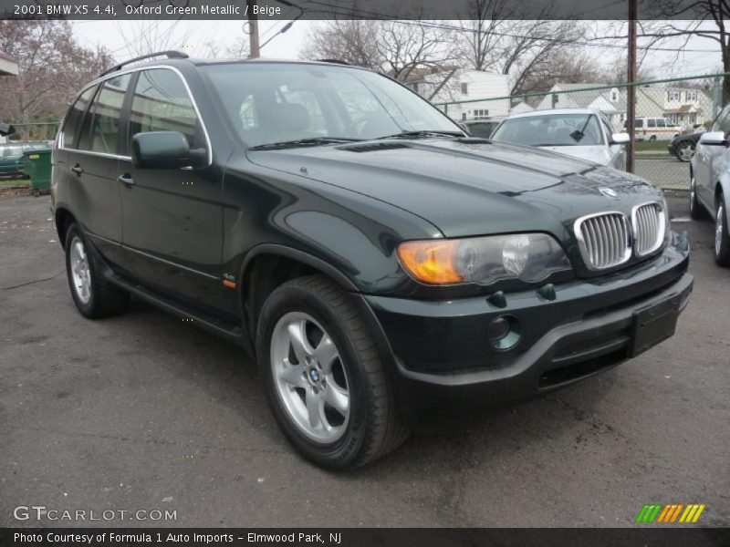 Oxford Green Metallic / Beige 2001 BMW X5 4.4i