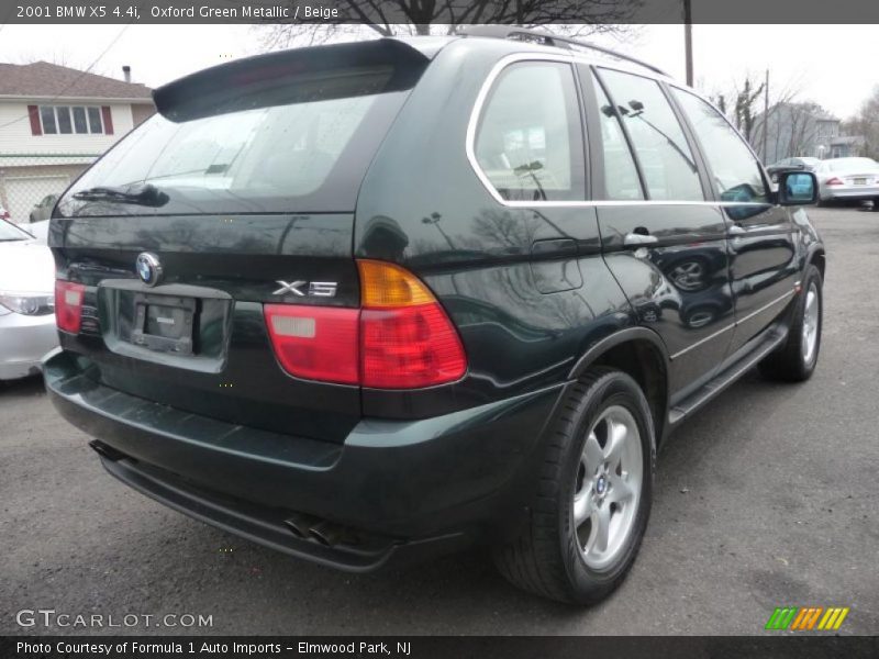 Oxford Green Metallic / Beige 2001 BMW X5 4.4i