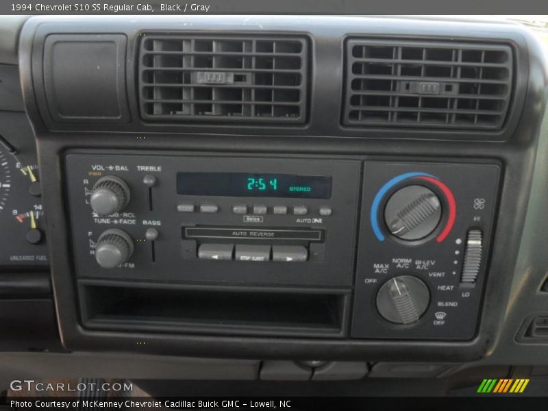 Black / Gray 1994 Chevrolet S10 SS Regular Cab