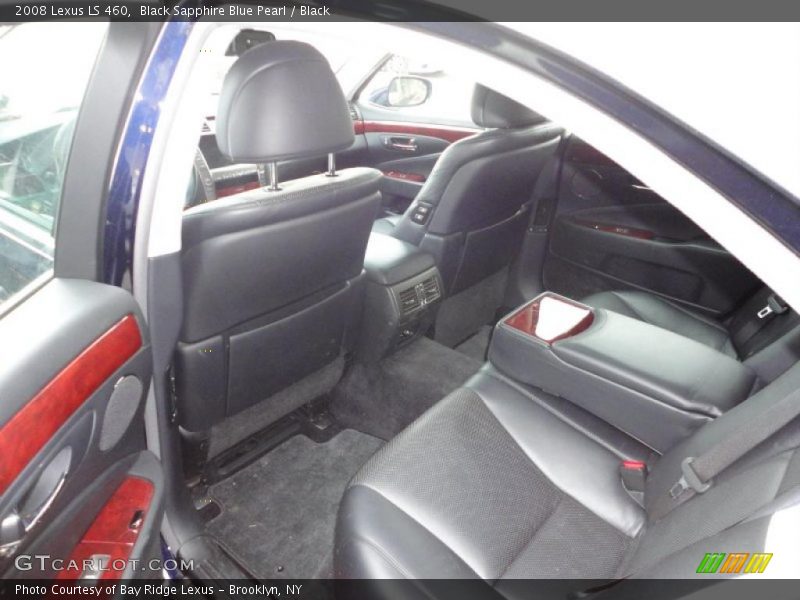 Black Sapphire Blue Pearl / Black 2008 Lexus LS 460