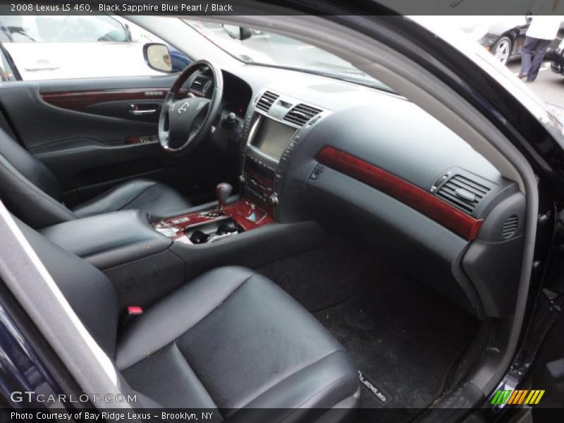 Black Sapphire Blue Pearl / Black 2008 Lexus LS 460