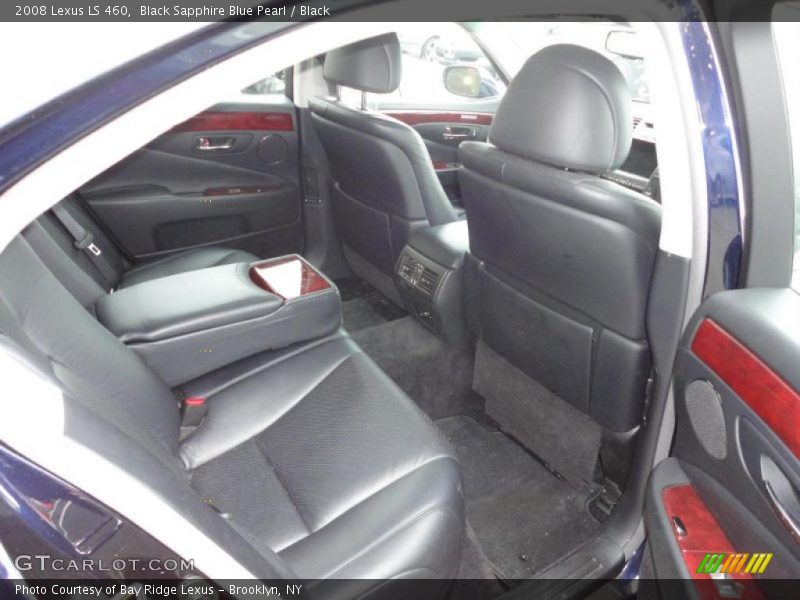 Black Sapphire Blue Pearl / Black 2008 Lexus LS 460
