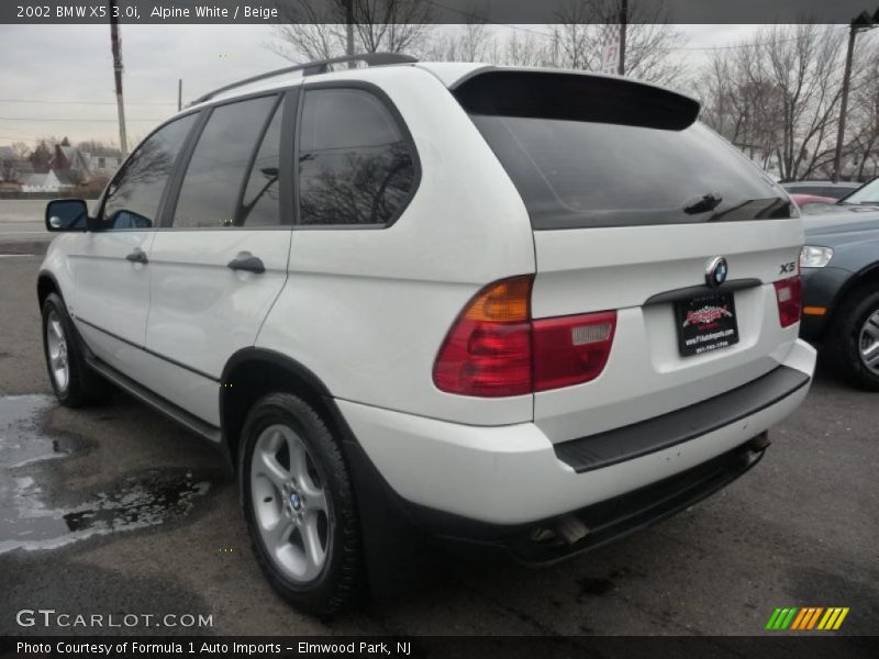 Alpine White / Beige 2002 BMW X5 3.0i