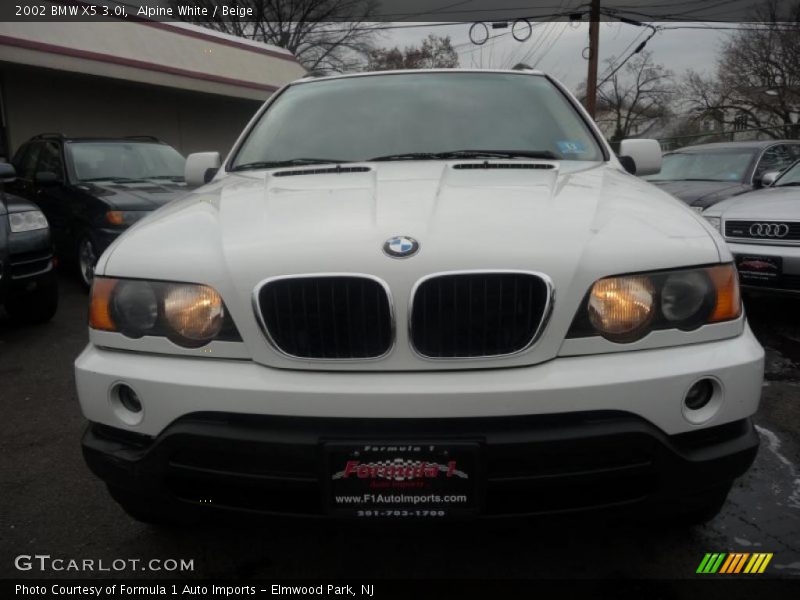 Alpine White / Beige 2002 BMW X5 3.0i