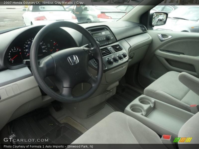 Nimbus Gray Metallic / Gray 2007 Honda Odyssey LX