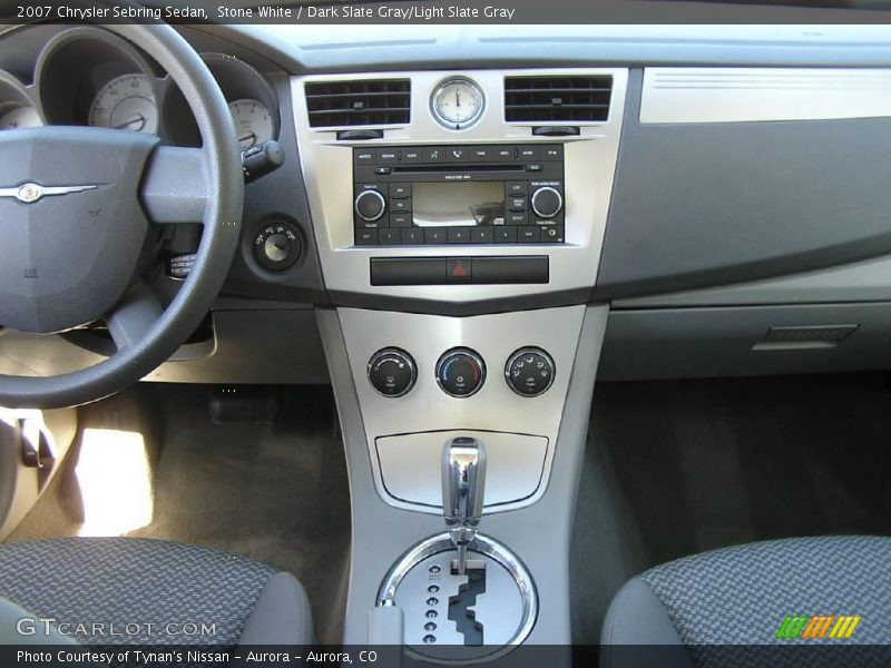 Stone White / Dark Slate Gray/Light Slate Gray 2007 Chrysler Sebring Sedan