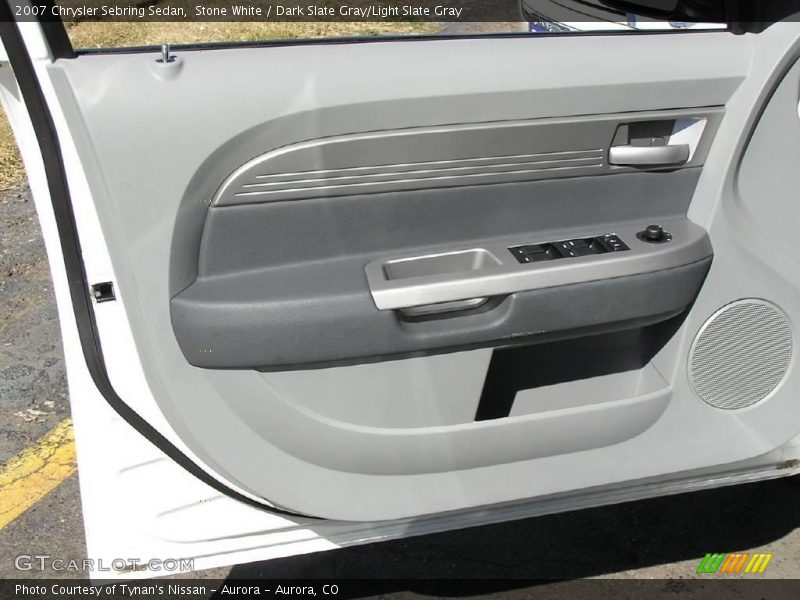 Stone White / Dark Slate Gray/Light Slate Gray 2007 Chrysler Sebring Sedan