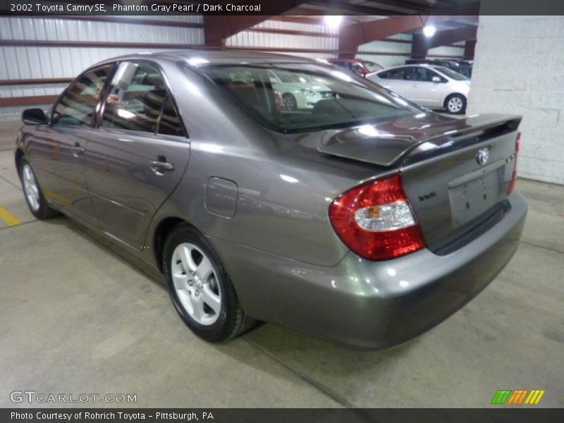 Phantom Gray Pearl / Dark Charcoal 2002 Toyota Camry SE