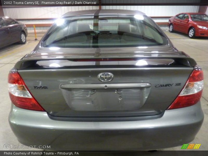 Phantom Gray Pearl / Dark Charcoal 2002 Toyota Camry SE