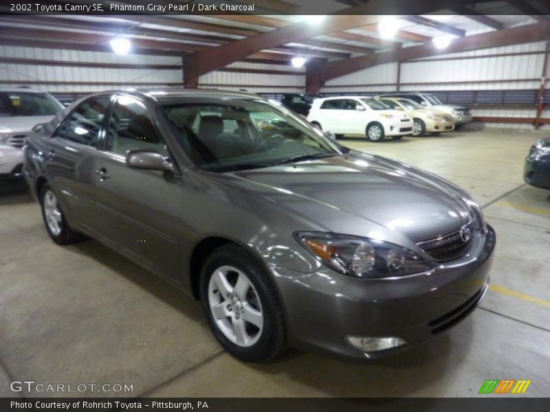Phantom Gray Pearl / Dark Charcoal 2002 Toyota Camry SE