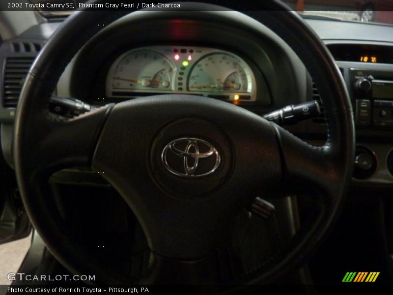 Phantom Gray Pearl / Dark Charcoal 2002 Toyota Camry SE