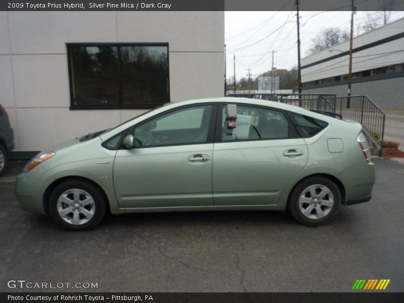 Silver Pine Mica / Dark Gray 2009 Toyota Prius Hybrid