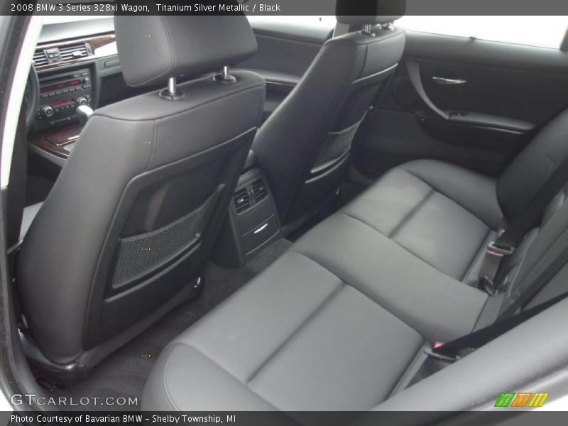 Titanium Silver Metallic / Black 2008 BMW 3 Series 328xi Wagon